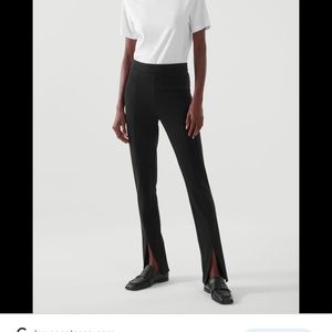NWOT COS STRAIGHT-LEG SPLIT-CUFF TROUSERS